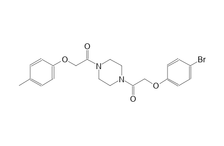 piperazine, 1-[(4-bromophenoxy)acetyl]-4-[(4-methylphenoxy)acetyl]-