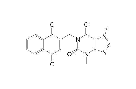 7-[(1,4-DIOXO-1,4-DIHYDRO-NAPHTHALEN-2-YL)-METHYL]-3,7-DIMETHYL-3,7-DIHYDRO-1H-PURINE-2,6-DIONE
