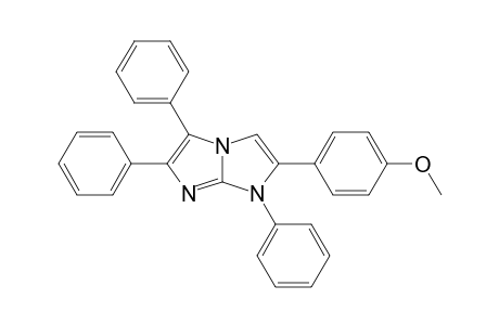 1H-Imidazo[1,2-a]imidazole, 2-(4-methoxyphenyl)-1,5,6-triphenyl-