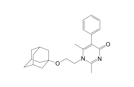 1-[2-(1-adamantyloxy)ethyl]-2,6-dimethyl-5-phenyl-4-pyrimidinone