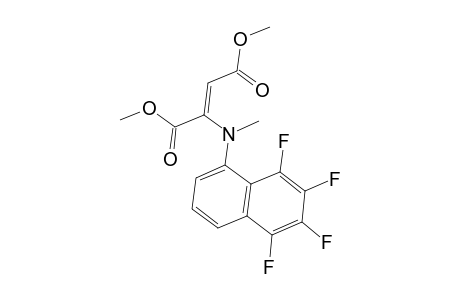 Dimethyl (2Z)-2-[methyl(5,6,7,8-tetrafluoro-1-naphthyl)amino]-2-butenedioate