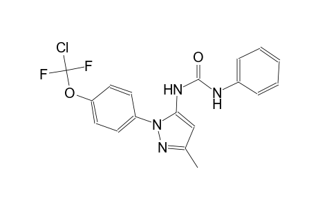 urea, N-[1-[4-(chlorodifluoromethoxy)phenyl]-3-methyl-1H-pyrazol-5-yl]-N'-phenyl-