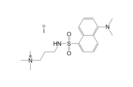 3-({[5-(dimethylamino)-1-naphthyl]sulfonyl}amino)-N,N,N-trimethyl-1-propanaminium iodide