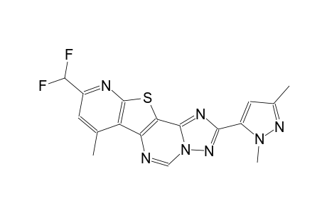 9-(difluoromethyl)-2-(1,3-dimethyl-1H-pyrazol-5-yl)-7-methylpyrido[3',2':4,5]thieno[2,3-e][1,2,4]triazolo[1,5-c]pyrimidine