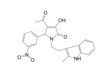 3-Acetyl-4-hydroxy-1-[2-(2-methyl-1H-indol-3-yl)ethyl]-2-(3-nitrophenyl)-2H-pyrrol-5-one
