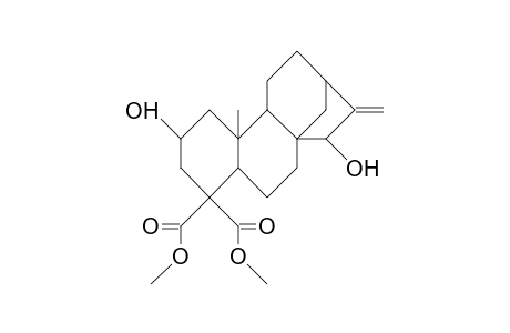 2,15-Dihydroxy-kaur-16-ene-18,19-dioic acid, dimethyl ester