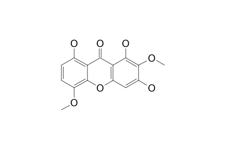 SWERTIADECORAXANTHONE-II;1,3,8-TRIHYDROXY-2,5-DIMETHOXY-9H-XANTHEN-9-ONE;1,3,8-TRIHYDROXY-2,5-DIMETHOXY-XANTHONE