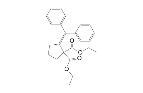 2-(diphenylmethylene)cyclopentane-1,1-dicarboxylic acid diethyl ester