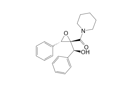 N-[(2R*,3S*)-2,3-Epoxy-2-((S*)-hydroxybenzyl)-3-phenylpropanoyl]piperidine