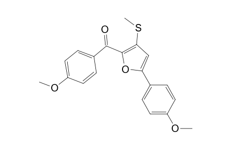 (4-methoxyphenyl)-[5-(4-methoxyphenyl)-3-(methylthio)-2-furanyl]methanone
