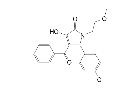 2H-pyrrol-2-one, 4-benzoyl-5-(4-chlorophenyl)-1,5-dihydro-3-hydroxy-1-(2-methoxyethyl)-