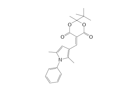 2-tert-Butyl-5-(2,5-dimethyl-1-phenyl-1H-pyrrol-3-ylmethylene)-2-methyl-[1,3]dioxane-4,6-dione
