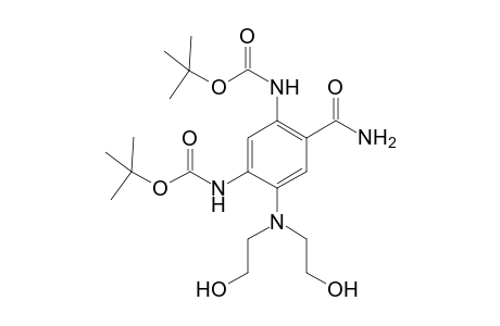 5-[N,N-Bis(2-hydroxyethyl)amino]-2,4-[N,N1-bis(tert-Butoxycarbonyl)diamino]benzamide