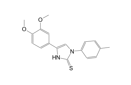 2H-imidazole-2-thione, 4-(3,4-dimethoxyphenyl)-1,3-dihydro-1-(4-methylphenyl)-