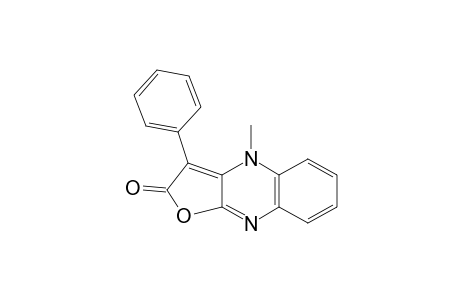Furo[2,3-b]quinoxalin-2(4H)-one, 4-methyl-3-phenyl-