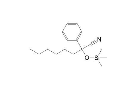 2-Phenyl-2-trimethylsilyloxy-caprylonitrile