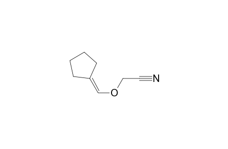 Acetonitrile, cyclopentylidenemethoxy-