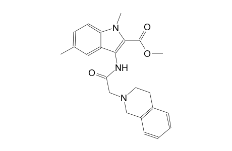 methyl 3-[(3,4-dihydro-2(1H)-isoquinolinylacetyl)amino]-1,5-dimethyl-1H-indole-2-carboxylate