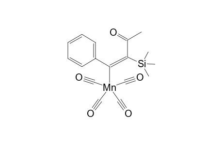 Manganese, tetracarbonyl[3-oxo-1-phenyl-2-(trimethylsilyl)-1-butenyl-C,O]-, (OC-6-23)-