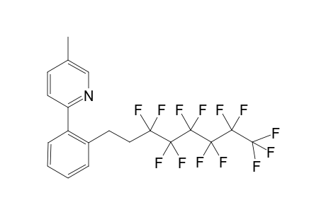 5-Methyl-2-(2-(3',3',4',4',5',5',6',6',7',7',8',8',8'-tridecafluorooctyl)phenyl)pyridine