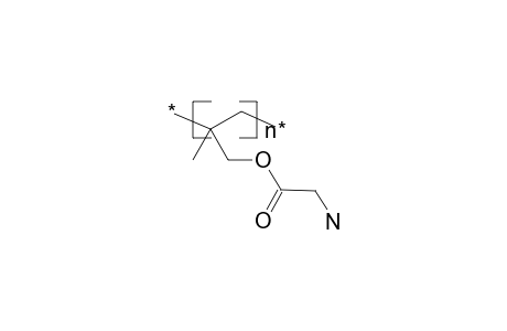 Poly[1-methyl-1-(aminoacetoxymethylene)ethylene]