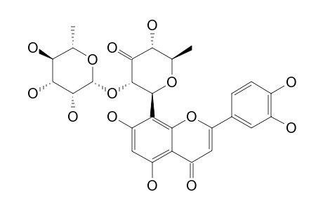 LUTEOLIN_8-C-[6-DEOXY-2-O-(ALPHA-L-RHAMNOPYRANOSYL)-XYLO-HEXOPYRANOS-3-ULOSIDE]