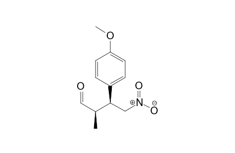 (2R,3S)-2-Methyl-4-nitro-3-(4-methoxyphenyl)butyraldehyde