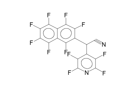 2-PERFLUORONAPHTHALENYL(4'-TETRAFLUOROPYRIDYL)ACETONITRILE