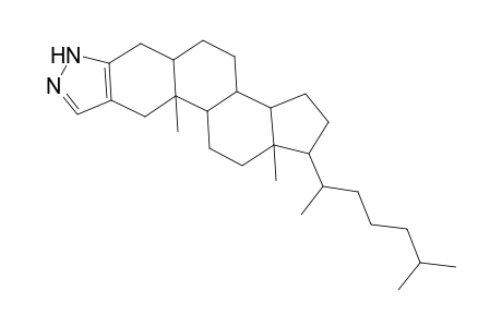 2'H-Cholest-2-eno[3,2-c]pyrazole, (5.alpha.)-