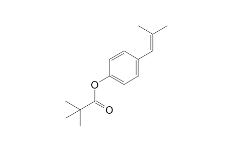 4-(2-methylprop-1-en-1-yl)phenyl pivalate