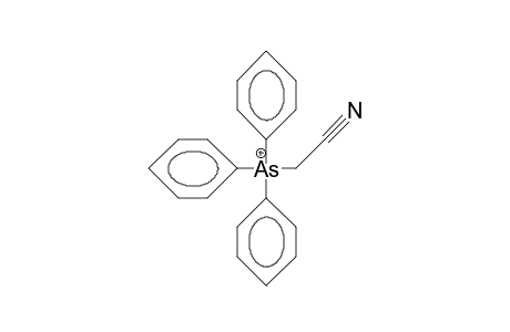 Cyanomethyl-triphenyl-arsonium cation