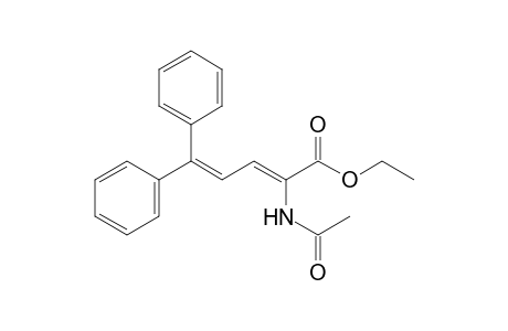 Ethyl 2-acetamido-5,5-diphenylpenta-2,4-dienoate