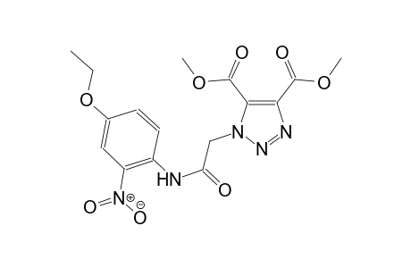 dimethyl 1-[2-(4-ethoxy-2-nitroanilino)-2-oxoethyl]-1H-1,2,3-triazole-4,5-dicarboxylate