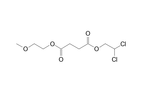 Succinic acid, 2,2-dichloroethyl 2-methoxyethyl ester