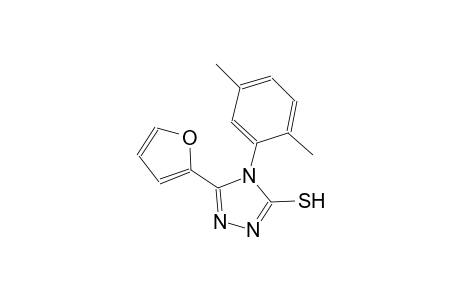 4-(2,5-dimethylphenyl)-5-(2-furyl)-4H-1,2,4-triazole-3-thiol