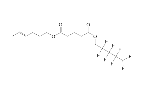 Glutaric acid, hex-4-en-1-yl 2,2,3,3,4,4,5,5-octafluoropentyl ester