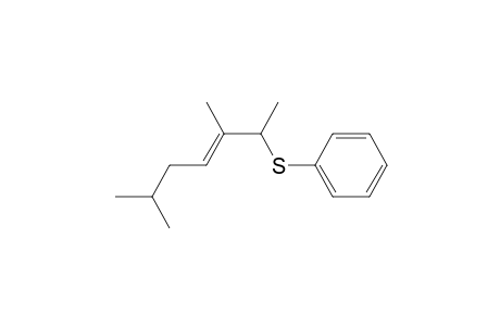 Benzene, [(1,2,5-trimethyl-2-hexenyl)thio]-, (E)-