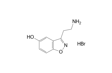 3-(2-aminoethyl)-1,2-benzisoxazol-5-ol, monohydrobromide