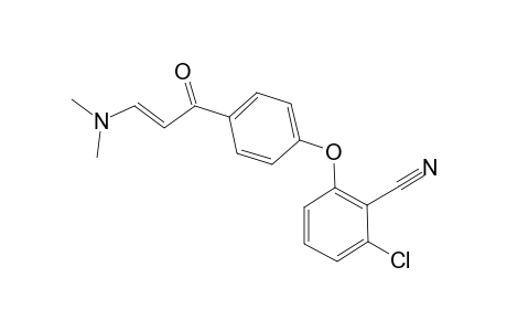 2-Chloro-6-(4-[(2E)-3-(dimethylamino)-2-propenoyl]phenoxy)benzonitrile