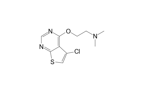 Ethanamine, 2-[(5-chlorothieno[2,3-d]pyrimidin-4-yl)oxy]-N,N-dimethyl-,
