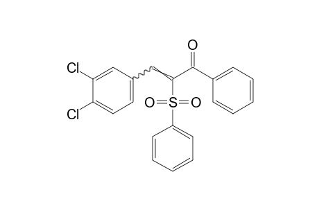 3,4-dichloro-alpha-(phenylsulfonyl)chalcone