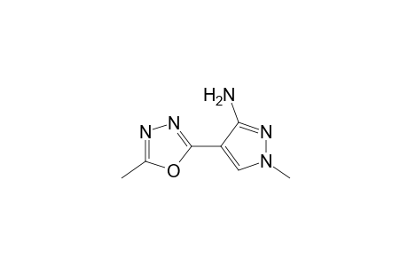 2-(3-amino-1-methylpyrazol-4-yl)-5-methyl-1,3,4-oxadiazole