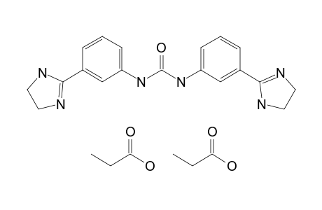 N,N'-Bis[3-(4,5-dihydro-1H-imidazol-2-yl)phenyl]urea dipropanoate