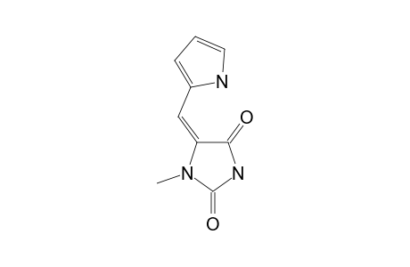 (E)-1-METHYL-5-(1H-PYRROL-2-YLMETHYLENE)-IMIDAZOLIDINE-2,4-DIONE