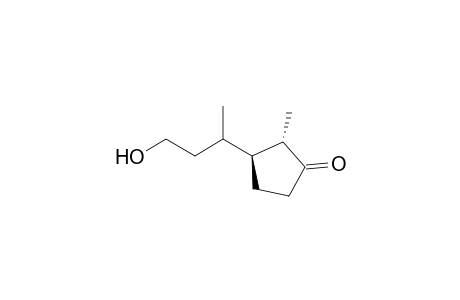 trans-2-Methyl-1-(4-hydroxybut-2-yl)cyclopentan-3-one
