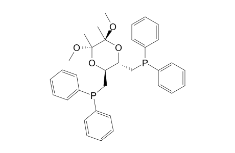 (2S,3S,5S,6S)-5,6-BIS-((DIPHENYLPHOSPHANYL)-METHYL)-2,3-DIMETHOXY-2,3-DIMETHYL-[1,4]-DIOXANE