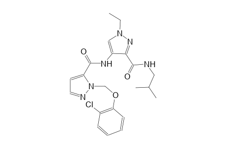 4-[({1-[(2-chlorophenoxy)methyl]-1H-pyrazol-5-yl}carbonyl)amino]-1-ethyl-N-isobutyl-1H-pyrazole-3-carboxamide