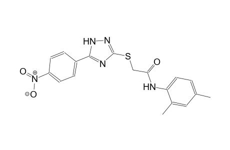 N-(2,4-dimethylphenyl)-2-{[5-(4-nitrophenyl)-1H-1,2,4-triazol-3-yl]sulfanyl}acetamide