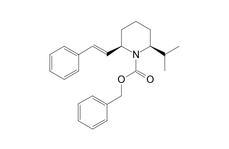 cis-2-Isopropyl-6-((E)-styryl)-piperidine-1-carboxylic acid benzyl ester