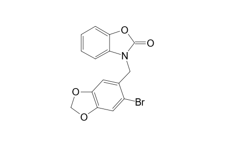 1,3-Benzoxazol-2(3H)-one, 3-[(6-bromo-1,3-benzodioxol-5-yl)methyl]-
